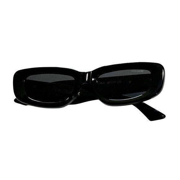 Poppy Lissiman Kenli Sunglasses in Black - Picture 1 of 9